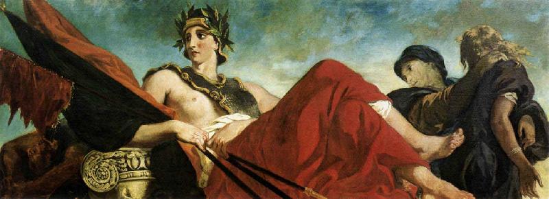 Eugene Delacroix War oil painting image